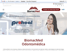 Tablet Screenshot of biomacmed.com.br